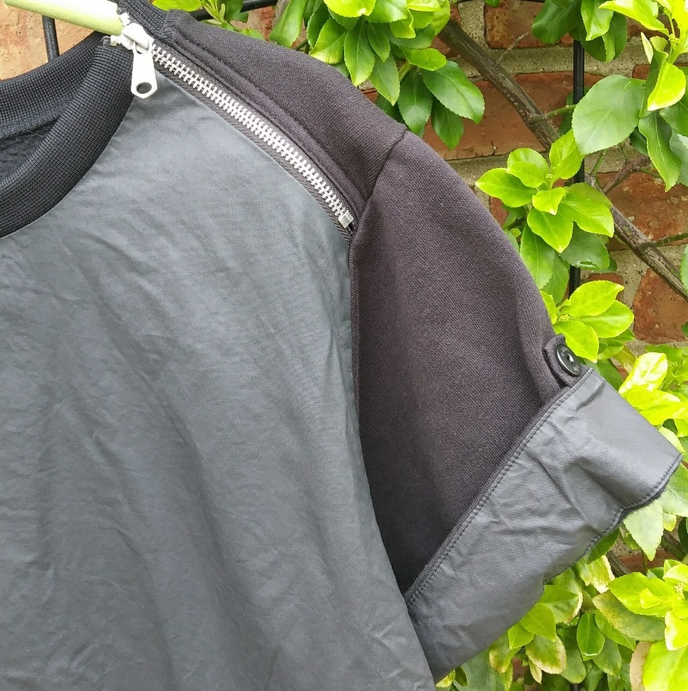G star raw waxed cotton mix oversized shirt zip S - Picture 5 of 8